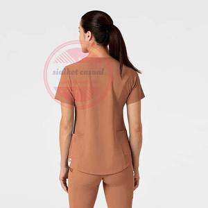 Uniforme médico Enfermera Manga corta Custom Scrubs Uniforme Conjuntos - Product Image 2