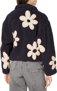 Chaqueta de Forro Polar Sherpa con Cremallera Completa al por Mayor para Mujer, Calidad Premium, Acabado Personalizable, Cómoda, Transpirable y Reversible - Product Image 2