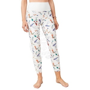 Fashion <b>Women</b> <b>Yoga</b> Legging Full Length Solid <b>Pants</b> High Quality Spandex/Polyester Elastic Waist Quick Dry Breathable - Product Image 2
