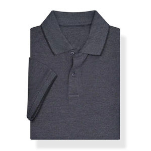 Polo en coton de qualité supérieure pour hommes, coupe classique, manches courtes, tissu respirant, col élégant, idéal pour une tenue décontractée, polo pour hommes - Product Image 3
