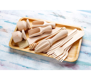 Fourchette à cueillir les fruits en bambou fourchettes naturelles les plus vendues pour les desserts et les fruits servant en gros de l'usine par UF INTERNATION - Product Image 4