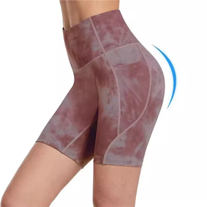 Customized Plus Size Booty <b>Shorts</b> for <b>Men</b> Breathable Material with Logo Pocket <b>Compression</b> Fitness <b>Shorts</b> with Print Pattern - Product Image 6