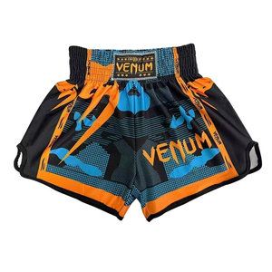 Vente en gros de nouveaux shorts de combat Sanda d'entraînement shorts de boxe MMA de sport de fitness avec logo avant vêtements d'arts martiaux - Product Image 4