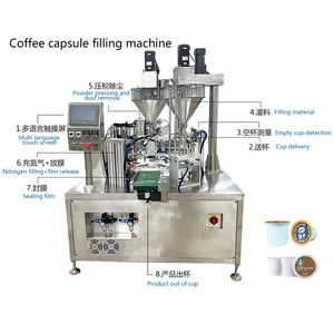 Máquina Neumática Automática de Fácil Operación para Llenado y Sellado de Cápsulas K-Cup y <span class=keywords><strong>Nespresso</strong></span> - Product Image 3