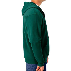 Ultra <b>soft</b> zipper <b>hoodie</b> flexible fit comfort wear universal season adaptable cut breathable casual layer - Product Image 3
