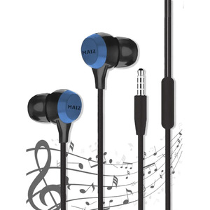 Auriculares con cable para teléfono celular con micrófono, manos libres - Colores surtidos - Product Image 1