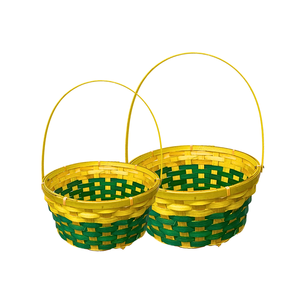 Charme rustique: paniers de rangement en bambou de haute qualité stockage de fruits panier de fleurs artisanat vietnamien pour la maison et le jardin - Product Image 1