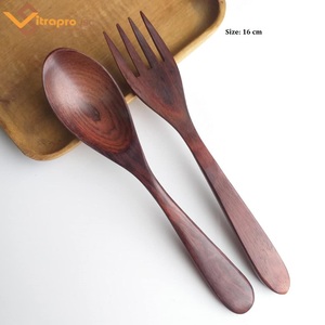 Nouveauté Cuillère en palissandre Cuillère à soupe au miel Style vintage Envie de main Logo personnalisé Vaisselle Ustensile - Product Image 6