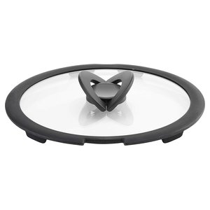 Tapa de Vidrio para Olla de 26 cm, Transparente, Gris, de Silicona, Apta para Lavavajillas, Pieza de Repuesto para Utensilios de Cocina - Product Image 1