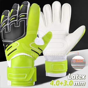 Gants de gardien de but avec ajustement confortable et poignée de paume en latex antidérapante Gants de gardien de but d'entraînement - Product Image 2