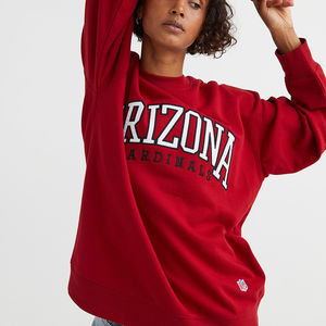 Sweat-shirt en molleton de coton épais pour femmes Sweat-shirt à col rond Pull-over décontracté Imprimé personnalisé Sweat-shirt pour femmes - Product Image 3