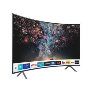 Téléviseur LED incurvé ultra-plat 70 pouces et plus, nouvelle génération, argent/gris, fréquence de rafraîchissement 240 Hz, modèle UA49KU7350, multi-systèmes, 110-240 V - Product Image 1