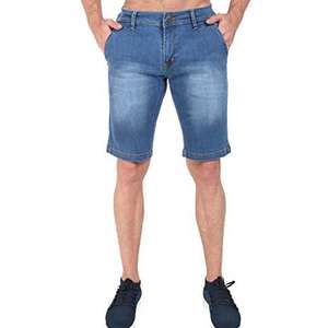 Premium <b>Men</b> Washed Denim <b>Shorts</b> <b>Knee</b> <b>Length</b> Regular Fit Summer Casual Jeans <b>Shorts</b> <b>For</b> <b>Men</b> - Product Image 1