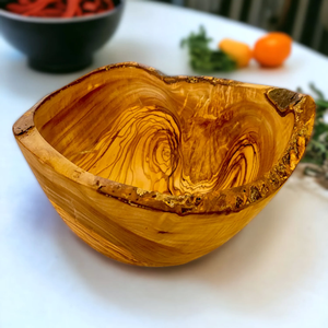 Moderno Tazón de Madera Hecho a Mano para Frutos Secos y Dátiles, Forma Redonda, Diseño Personalizado para Uso Diario y Fiestas - Product Image 2
