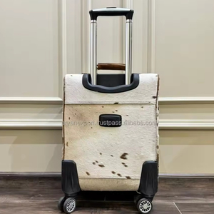 Trending Wholesale Price Luggage <b>Bags</b> 100% Genuine Leather Trolley Travel Luggage Suitcases Travelling <b>Bags</b> for <b>Men</b> Women - Product Image 5