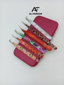 Pinzas de pestañas japonesas de acero inoxidable personalizables Crea tu propio recubrimiento de papel Pinzas de extensión de pestañas de etiqueta privada Oferta - Product Image 5