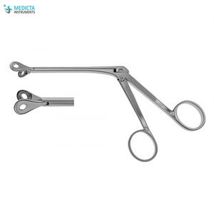 Forceps à septum Lewis à mâchoires rondes rainurées 11 mm/19 cm - Forceps à septum pour chirurgie plastique - Product Image 2