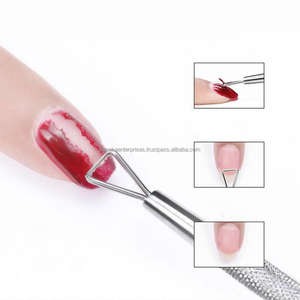 Pousse-cuticules professionnel en acier inoxydable à double extrémité, lime à ongles réutilisable, outil de manucure et pédicure pour peaux mortes - Product Image 6