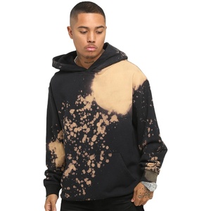Fabricants de vêtements personnalisé gaufrage impression logo lavage à l'acide à capuche Vintage français éponge lourd à capuche surdimensionné Streetwear - Product Image 3