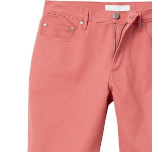 กางเกงขาสั้นผ้ายีนส์ซักได้สำหรับผู้ชายแบบวินเทจป้ายสั่งทำได้ - Product Image 2