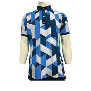 เสื้อโปโลของผู้ชายเสื้อออกแบบได้ตามต้องการพร้อมเสื้อสร้างการระเหิดแบรนด์ฟรี - Product Image 1