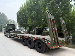 Camión de remolque usado HOWO de Sinotruck usado cama plana de 10 ruedas en las mejores condiciones camión de remolque semi remolque en stock - Product Image 5