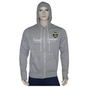 Venta al por mayor logotipo personalizado para hombre negro moda manga larga en blanco pulóver algodón Sudadera con capucha cantidad de impresión OEM personalizado - Product Image 3