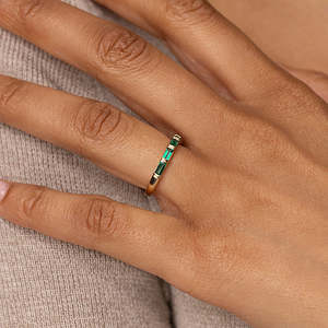 Bague en émeraude Zoe Smaragd - Bijoux fins - Product Image 4