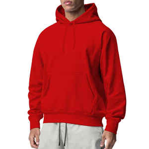Logotipo personalizado bordado Etiqueta Privada Oem poliéster polar Unisex de talla grande sudaderas con capucha y sudaderas con capucha lisas en blanco - Product Image 1