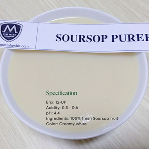 Purée de corossol/guanabana congelée sans sucre de Kim Minh International Vietnam dans un emballage en vrac - Product Image 2