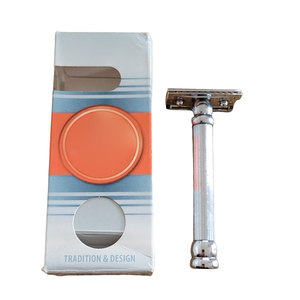 Rasoirs de sécurité en acier inoxydable haute performance pour l'épilation - Qualité supérieure, réutilisables et durables, lame simple - Product Image 1