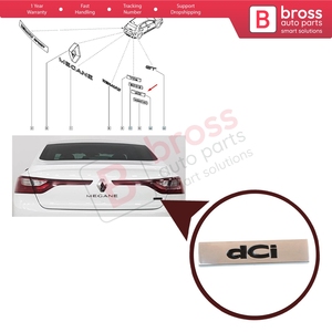 แผ่นป้าย FCI สำหรับ MK4ขนาดใหญ่แผ่นป้าย BSP1003ด้านหลัง908920356R - Product Image 5