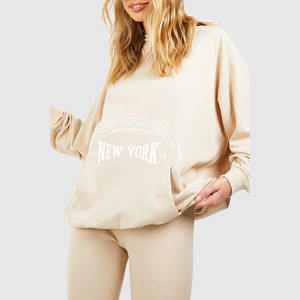 Ropa de calle de gran tamaño personalizada estilo OEM ODM proveedor al por mayor disponible Sudadera con capucha para mujer suave polar - Product Image 2