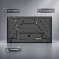 Écran commercial industriel 85 pouces 4K UHD Smart TV |   Panneau A+ BOE/CSOT |   Cadre métallique à fonctionnement stable 24h/24 et 7j/7