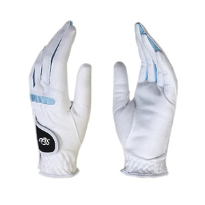 Customizable White Golf <b>Gloves</b> for Men <b>Ladies</b> Genuine <b>Leather</b> Palm Soft Cabretta Material OEM Logo Originating Country Feature - Product Image 5