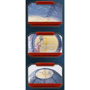 Lanterne en papier ronde imprimée Colorfu de dessin animé mignon de style chinois lanterne en papier <span class=keywords><strong>pour</strong></span> l'artisanat en papier du Festival de la mi-automne - Product Image 4