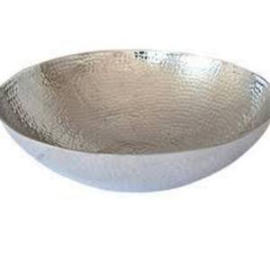 Nickle et argent poli métal bols de service nouveauté maison cuisine cadeau article en aluminium Design - Product Image 2