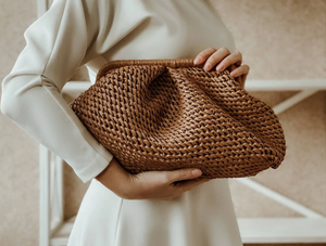 Sac raphia crocheté. Pochette légère. Cloud Bag - Product Image 2