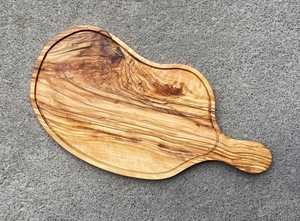 Tabla de cortar de madera en forma de mango de calidad superior 100% Apto para lavavajillas para uso en utensilios de cocina - Product Image 2