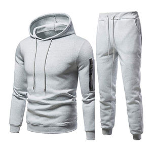 Survêtement pour homme en polyester Ensemble de jogging en gros Ensemble 2 pièces Survêtement pour homme de haute qualité Survêtement à fermeture éclair - Product Image 1