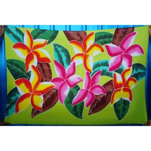 100% Fine Quality Rayon Hand-Painted Hawaiian <b>Sarongs</b> Pareo Custom Wholesale Beachwear Cover Asia Pacific Islands HPGU075-01-200 - Product Image 1
