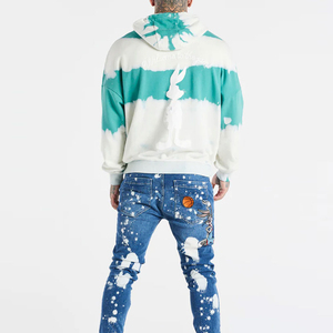 Precio al por mayor 100% algodón poliéster/algodón Sudadera con capucha de gran tamaño moda de los hombres ropa informal logotipo personalizado impresión térmica para el otoño - Product Image 5