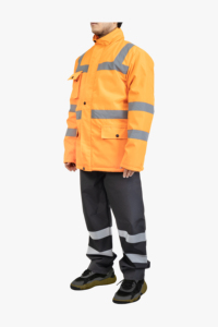 High Visibility Customizable Workwear Vest Breathable Comfortable Jacket Reflective <b>Strips</b> Logo Safety Support Bulk Supply - Product Image 2