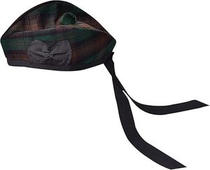Handmade Scottish Glengarry Cap Tartan Wool Highland Outfit <b>Hat</b> Traditional Ceremony and Dance Wear for <b>Men</b> - Product Image 5