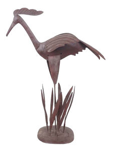 Adorno de escritorio con acabado antiguo marrón claro, acabado profundo, decoración del hogar, adorno tradicional decorativo de linternas de hierro, decoración - Product Image 6