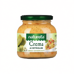 Natureta Italiana 280g X 12 Pezzi Salsa Crema di Cetrioli in Barattolo Mason Senza Conservanti Refrigerata - Product Image 3