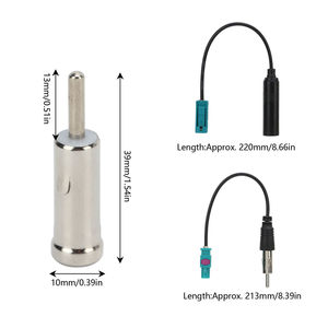 Connecteur de <span class=keywords><strong>prise</strong></span> ISO vers <span class=keywords><strong>prise</strong></span> Din pour <span class=keywords><strong>autoradio</strong></span> Antenne Adaptateur universel Jaso Conversion Socket - Product Image 3