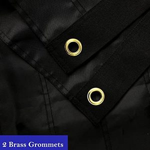 USA TOP FLAGSINC Pack de 5 drapeaux américains noirs de la richesse de la culture américaine 3x5 350g pour utilisation en extérieur/intérieur (100D) - Product Image 2