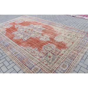 Tapis turc vintage 8,2x13,1 pi (250x400 cm), tapis à carreaux rouges - Product Image 4