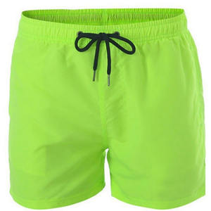 New Men's Sports Fitness Double Layer <b>Short</b> Quick Drying <b>Shorts</b> Running Training Elastic <b>Shorts</b> With Back Side <b>Zipper</b> Pocket - Product Image 2